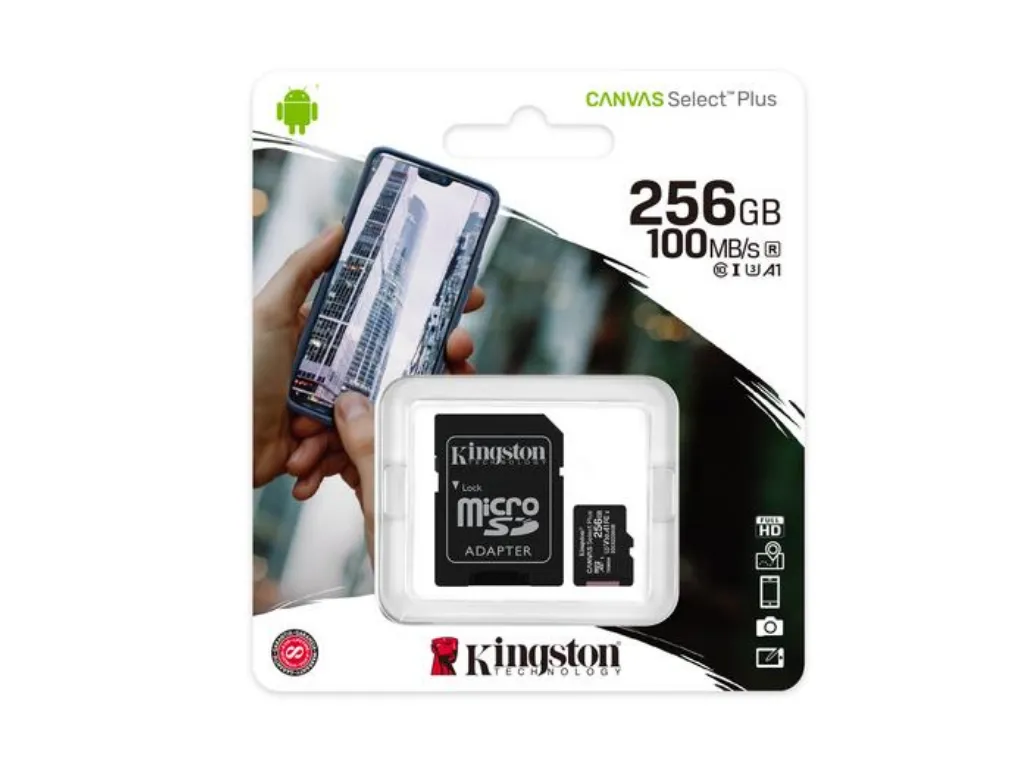 Kingston Memorije kartice KINGSTON SDCS2/256GB/microSDXC/256GB/Class10 U3/100MB/s-85MB/s+adapter Slika 2